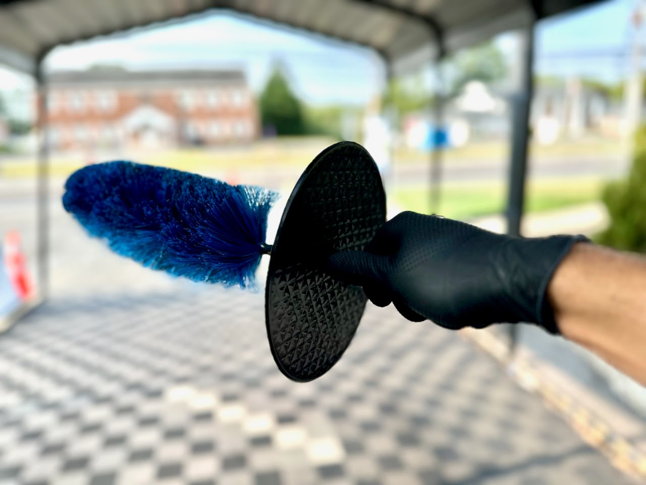 BACK BLAST REDUCER WHEEL CLEANING ACCESSORY — MAD CAR CAR -BACK ORDERS WILL SHIP IN 7-10 DAYS