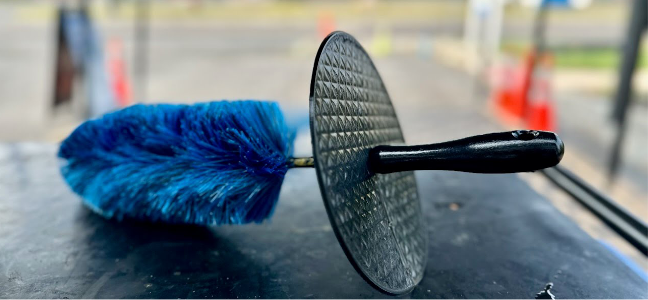 BACK BLAST REDUCER WHEEL CLEANING ACCESSORY — MAD CAR CAR -BACK ORDERS WILL SHIP IN 7-10 DAYS
